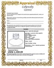 GENUINE 3.27 Cts WHITE SAPPHIRE RING SOLID 10K WHITE GOLD - Free Appraisal — photo 8
