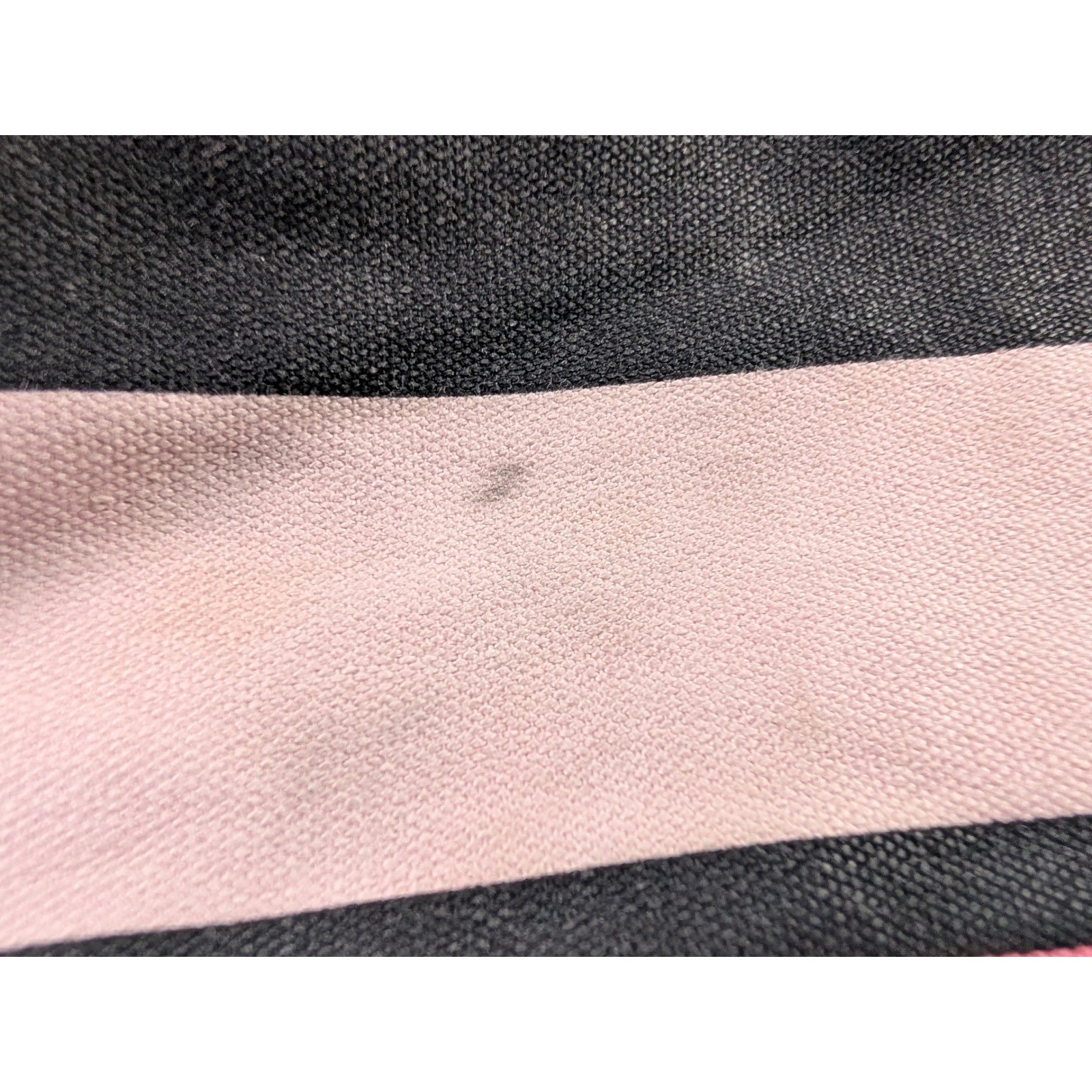 Victoria's Secret Pink Black Striped Canvas Tote Bag Shoulder Bag image 10