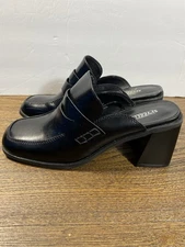 Seychelles Clogs Mules Shoes Kami Women's Size 8.5 Black Heel 3" Y2K/Chic/Trendy