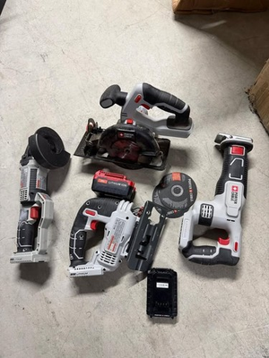 #ad Porter Cable 20V 5 Piece Cordless Tool Combo Kit w 2 Batteries amp; Charger – Test $349.95