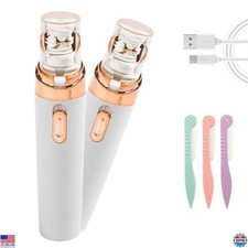2-in-1 Rechargeable Women  s Face Epilator, IPX5 Waterproof, 3 Eyebrow Trimmers