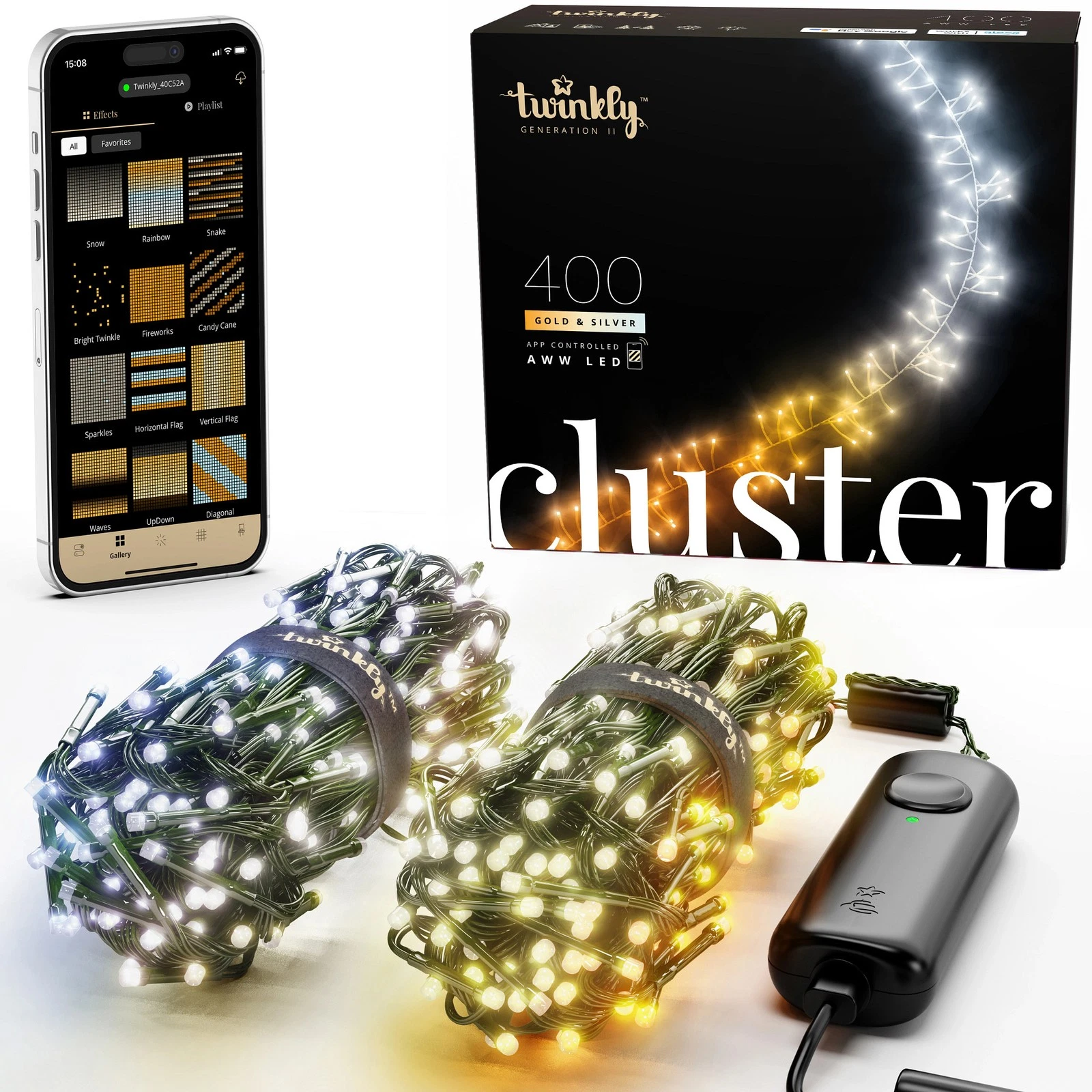 Twinkly Cluster String Lights