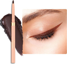 OULAC Matte Brown Eye Liner Pencils Waterproof, Smudge-Proof Retractable Eyeline