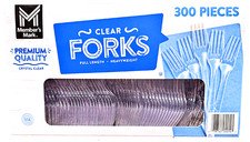 Member's Mark Clear Plastic Forks Heavyweight 300 Count
