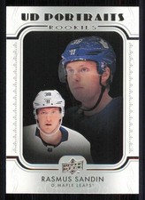 2019-20 Upper Deck UD Portraits #P56 Rasmus Sandin