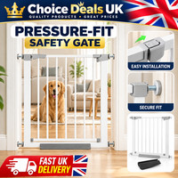 Baby Safety Gate Pet Dog Barrier Stair Secure Doorway Guard Home Use