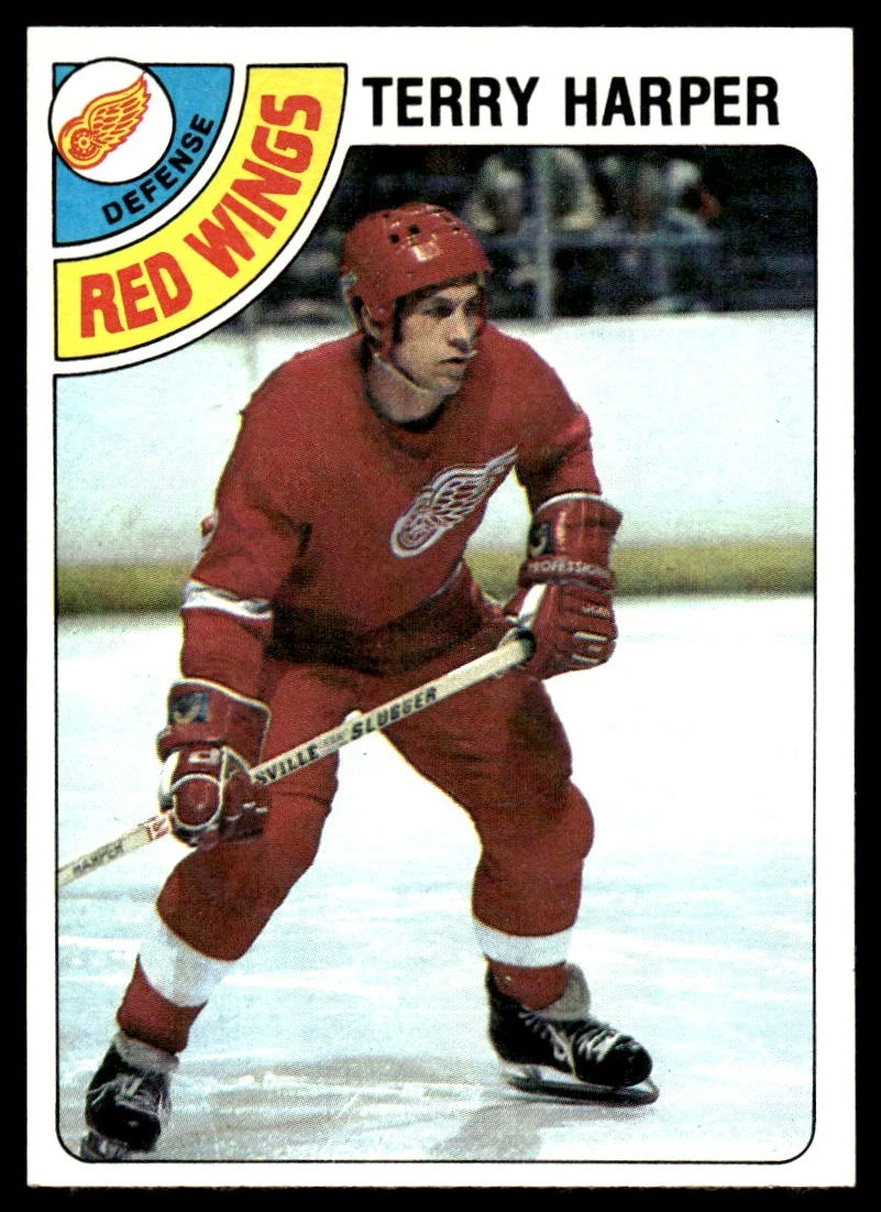 1978-79 Topps #214 Terry Harper Detroit Red Wings Hockey Card