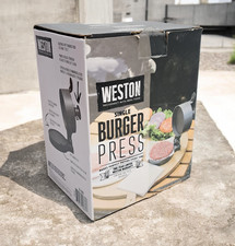 Weston Aluminum Hamburger Press Makes 4.5Dia....