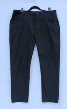 Denali Mens 38x30 Black Flat-Front Straight-Leg Lightweight Outdoor Casual Pants
