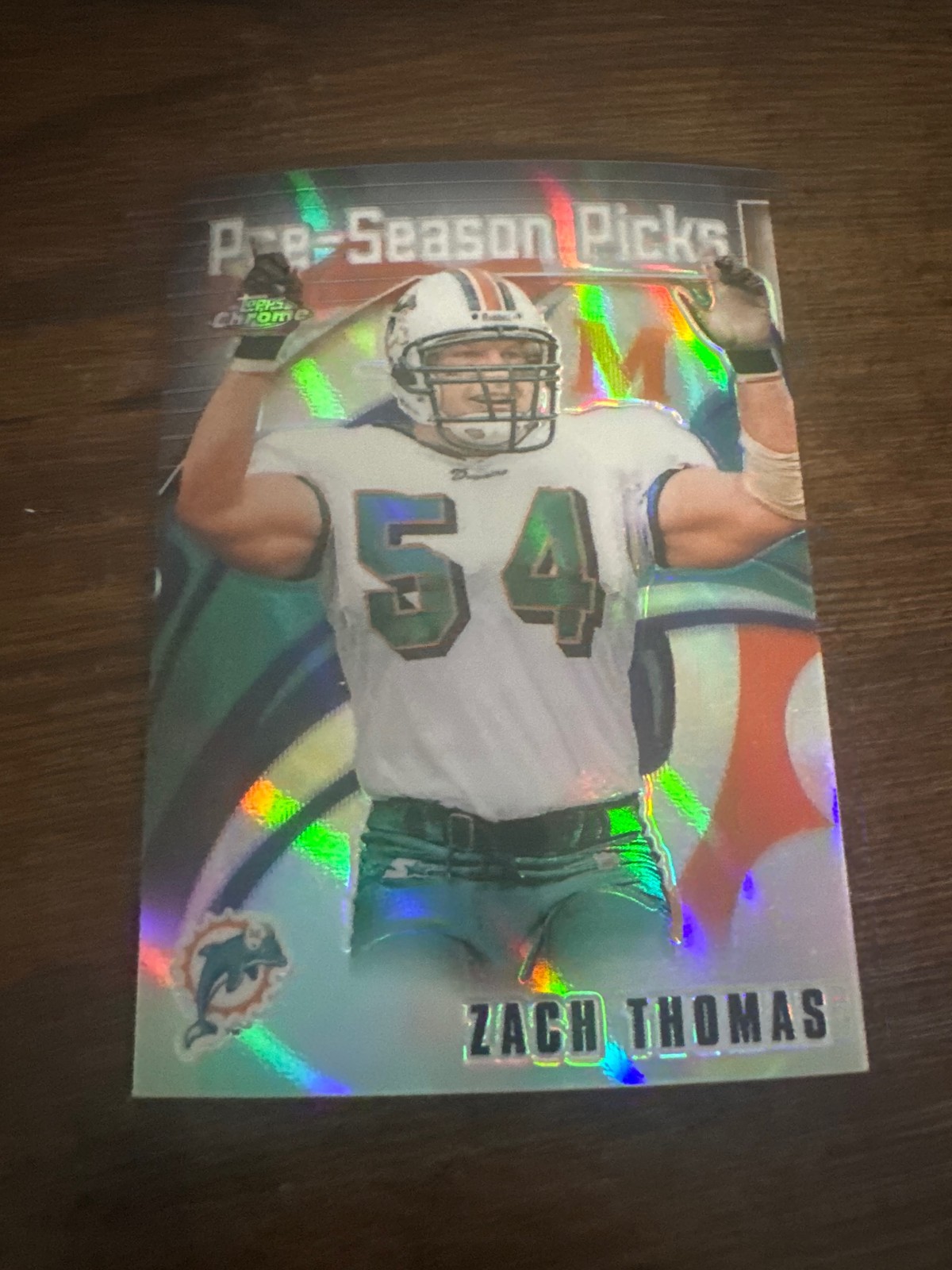 2000 Topps Chrome #P19 Zach Thomas Preseason Picks Refractors