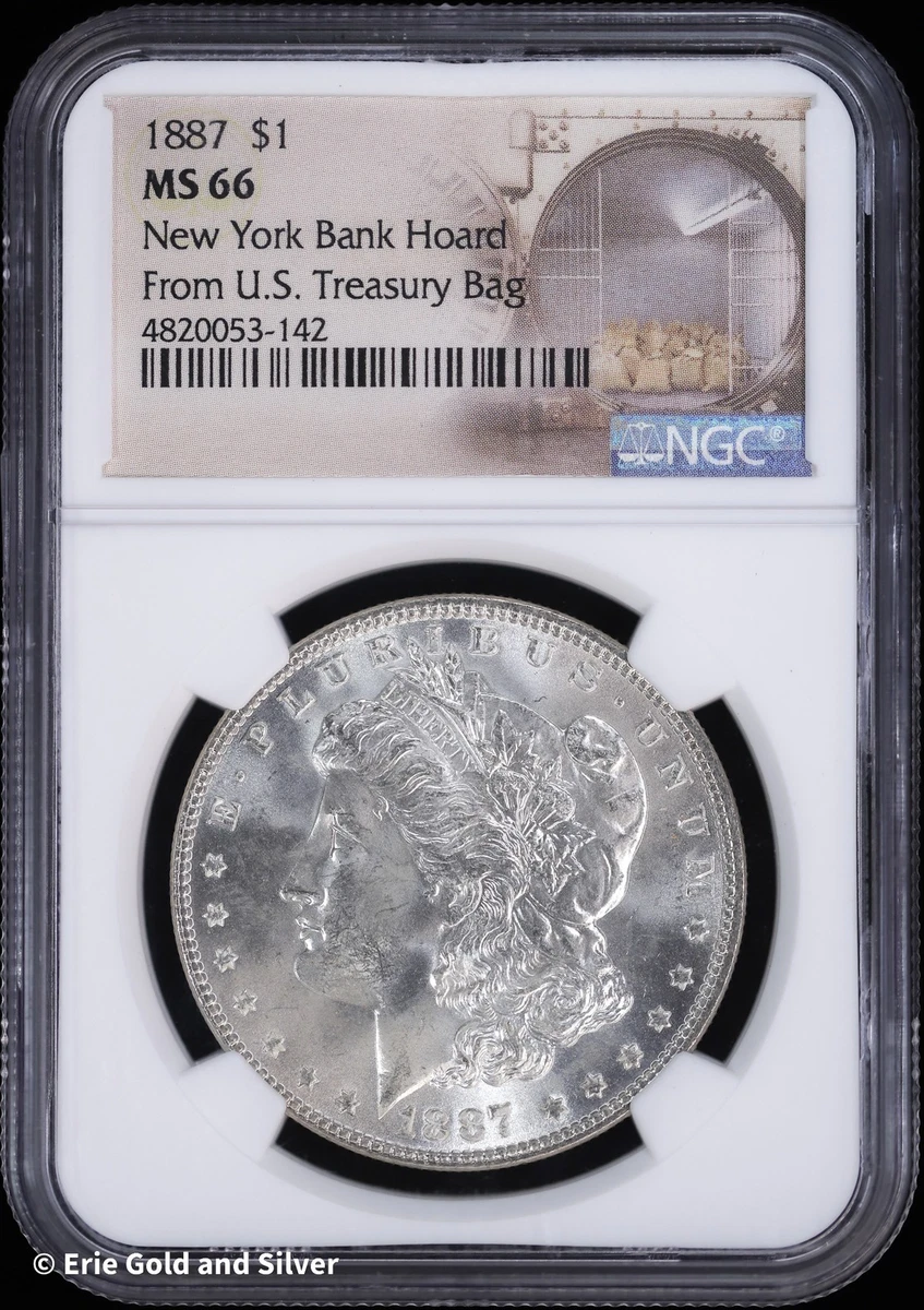 MS 66 Graded 1887 Year Morgan US Dollars (1878-1921) for sale | eBay