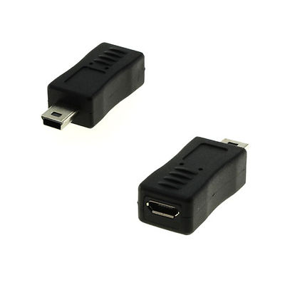 Adapter Micro USB Buchse auf Mini USB Stecker (schwarz) | eBay