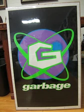 Flocked Garbage 1996  Poster orig  unused NOS  10783