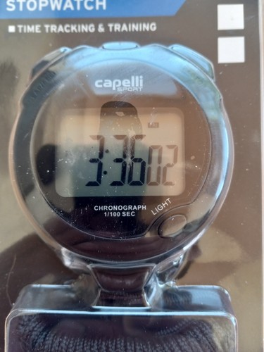 Multi-function Electronic Digital Sport Stopwatch Timer Large Display Date Time - Picture 2 of 3