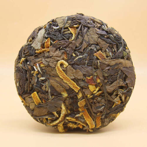 200g Tangerine Peel White Tea Cake Authentic Shoumei Dried Tangerine White Tea - Picture 2 of 6