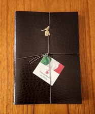 NWT! Set 3 BIEFFE Italy Lined Handmade Notebooks BRN Journal 5.5X 8" NEW COVERS!