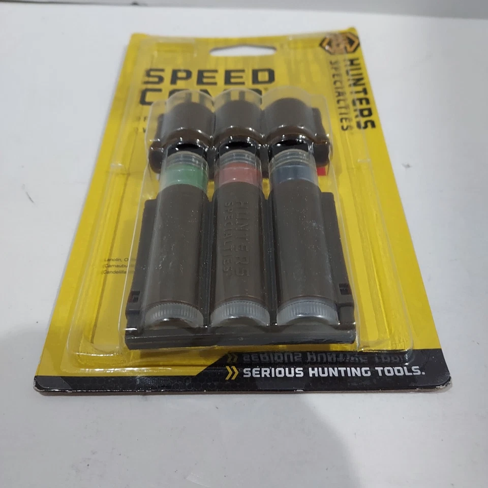 Hunters Specialties Speed Camo Tri Color Makeup w/Pocket Size Applicator 00261 - Image 4 of 4