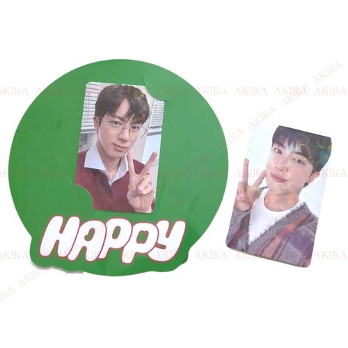 JIN SOLO ALBUM HAPPY JAPAN POB PHOTO CARD POST CARD JPFC ARMY UMS BTS - Picture 7 of 11