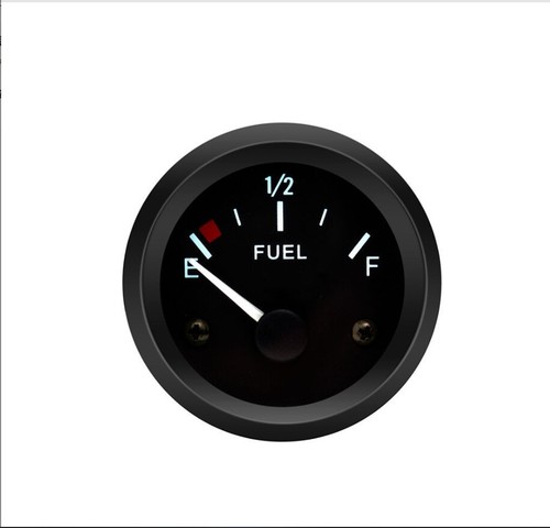 2" 52mm Universal Fuel Level Gauge E-1/2-F Pointer Fuel Meter 240-33 ohm12V