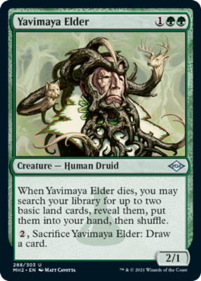 ヤヴィマヤの古老/Yavimaya Elder Foil 英語 4枚 MTG MTG-4x-Near Mint, English-Yavimaya Elder - Foil-Modern Horizons 2