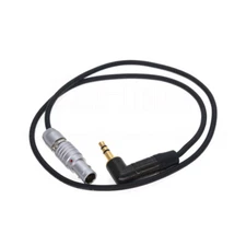 3.5 audio plug to 0B 9pin male plug Tentacle Sync & RED Komodo Timecode cable 2'