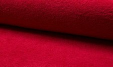 Double Sided Cotton TERRY TOWELLING Fabric Material - RED