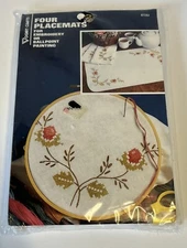 NEW Vogart Crafts placemats stamped embroidery or ballpoint painting 8728J