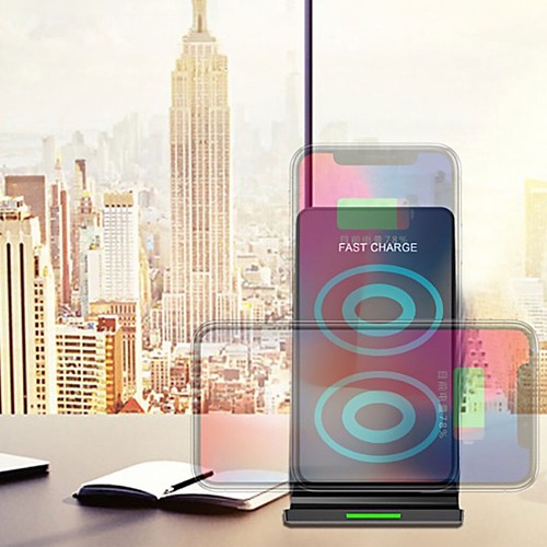 Wireless Charger Dock Fast Charging Stand For iPhone 13 Pro 12 11 Samsung 30W AF - Picture 5 of 13