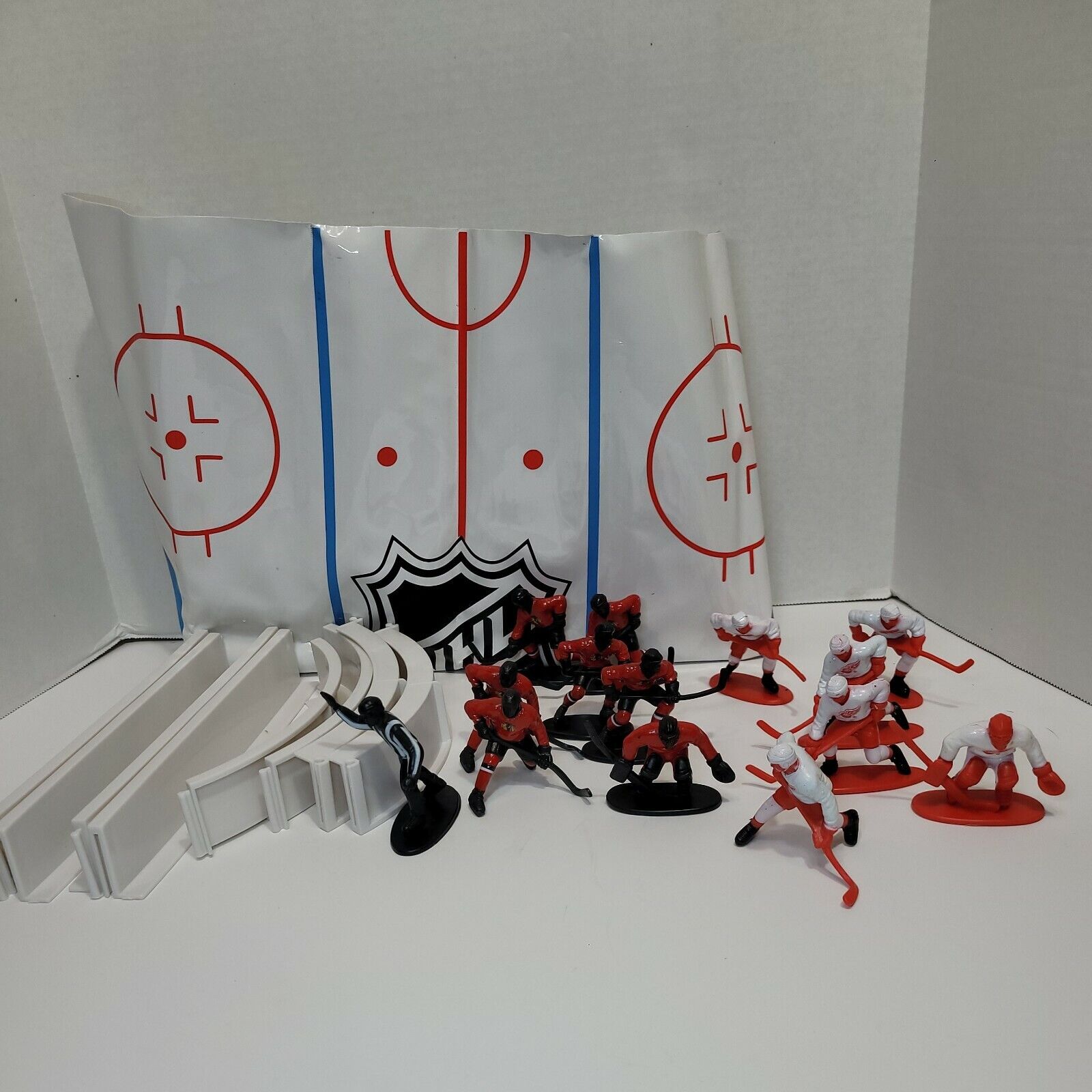 Hockey Action Figure Set Blackhawks Red Wings NHL Kaskey Kids Replacement Parts