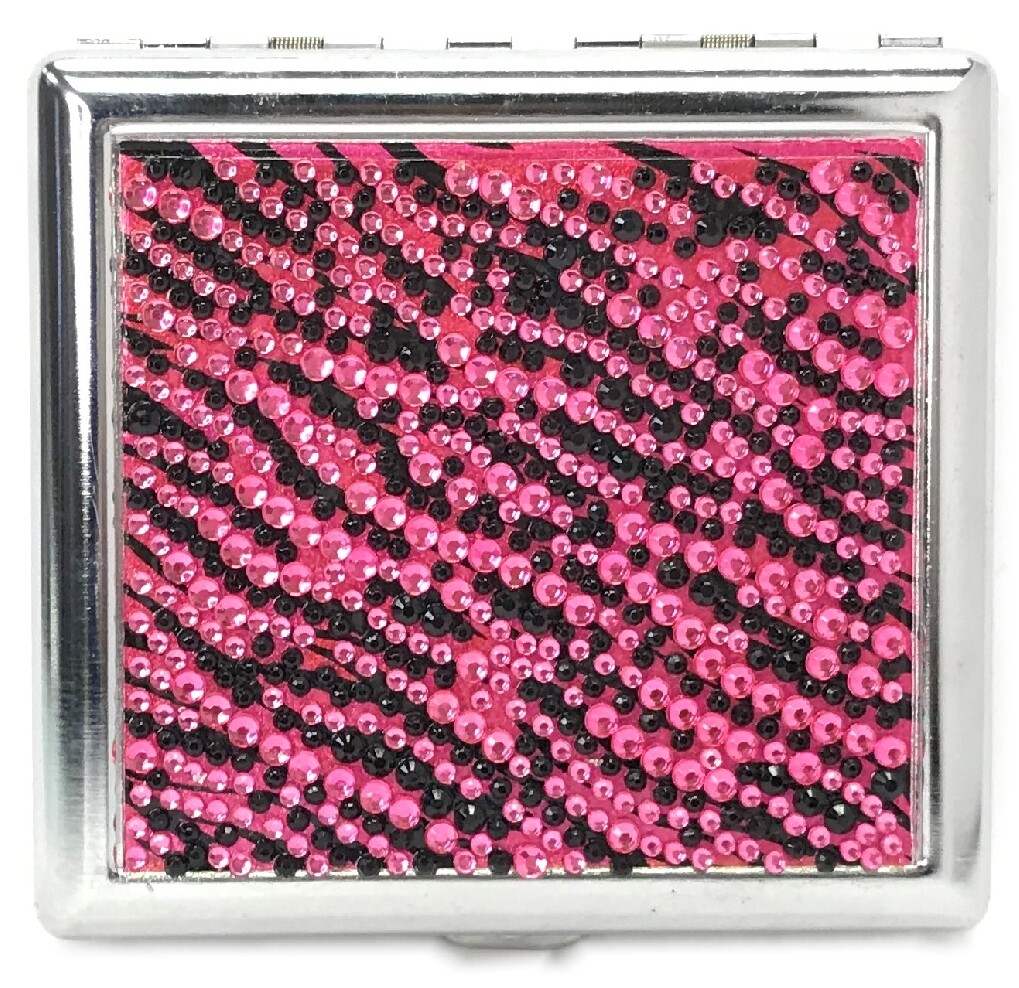 rhinestone cigarette case Lot 50s Black Cigarette Holder w/Rhinestones