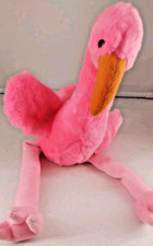 Vintage 1998 Ty Beanie Babies Pinky Florida Flamingo Plush Toy w/Tag 17" Tall B2