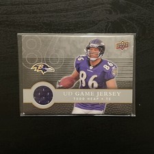 2008 UD First Edition Football Game Jersey Todd Heap #FGJ-TH Ravens