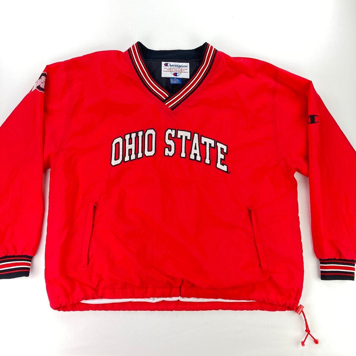 VTG 90's Ohio State Buckeyes Champion Pullover Wind Breaker VTG 90's Ohio State Buckeyes Champion Pullover Wind Breaker