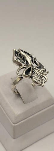 Anello gioiello ucraino vintage in argento 925 anni 90 - Foto 3 di 5