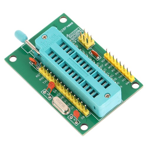 ATMEGA8 ATMEGA48 ATMEGA168 ATMEGA328P-PU DIP28 Programmer System Board