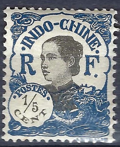 Frankreich-Indochina 1922 ; postfrisch; Michel-Nr: FR-IC 103