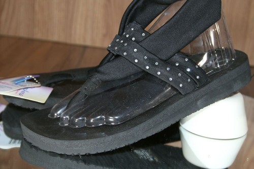 Skechers Sandal Flip Flop Shooting Star Yoga Foam 38612 US7 EU37 NIB - Picture 3 of 11