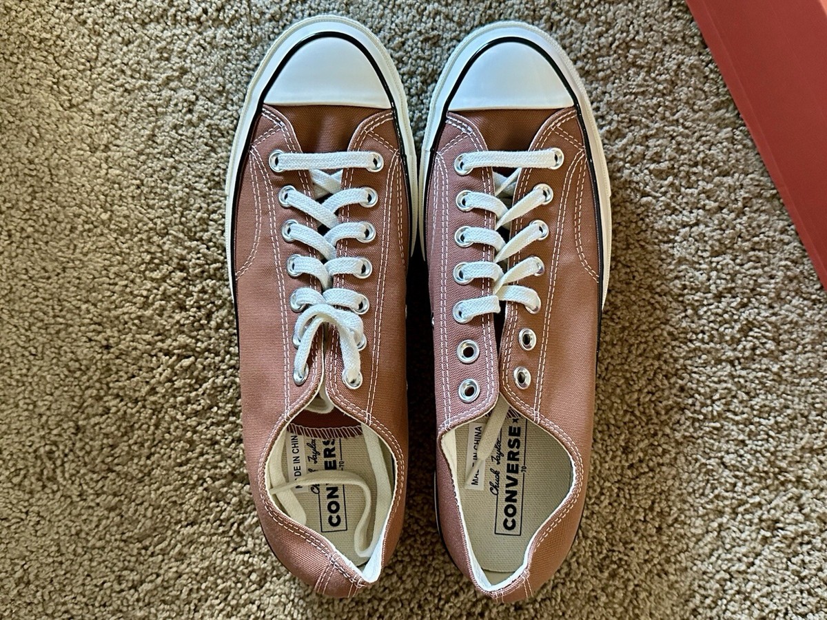 Size 9 - Converse Chuck 70 OX Low Top Canvas Sneaker in Clay