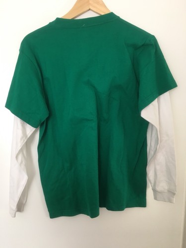 -=NEW=- QUIKSILVER Boys Long Sleeve Shirt XL Green White - Picture 4 of 12
