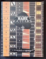 1st Edition "RARE OUT OF PRINT" Norman's Rare Guitars book Signed