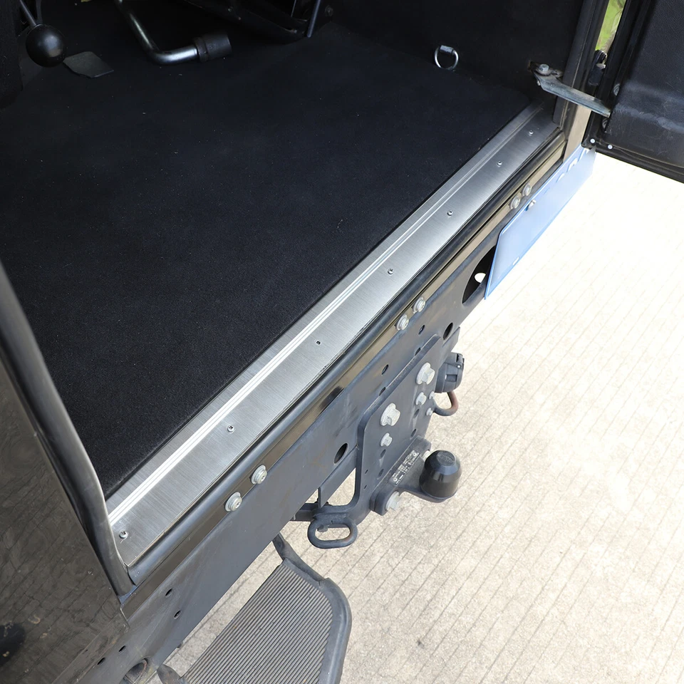 For LR Defender 2004-2019 Rear Guard Trim Anti-Scratch Strip Stainless Steel - Image 3 of 4