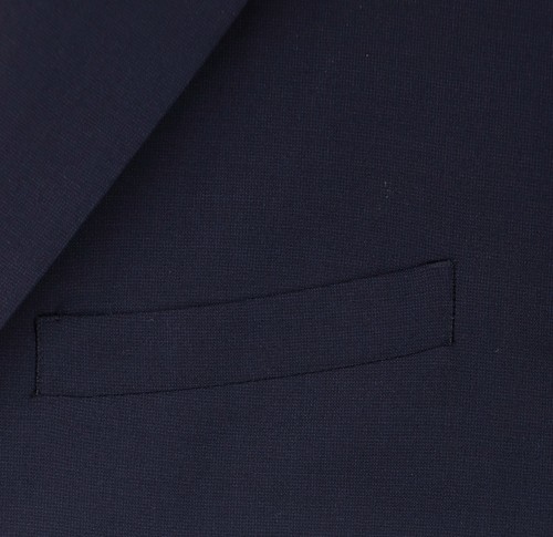 Men's 40 R Theory Solid Blue Stretch Wool Sport Coat Blazer Suit Jacket - Picture 4 of 11