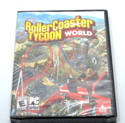 Roller Coaster Tycoon World (PC)  DVD-Rom Windows Computer Game Atari ESRD 