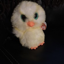 Ty Beanie Boo 6" * LEMON DROP * Yellow Chick * MWMT *RARE* Retired *Glitter eyes