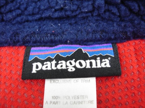 Patagonia Men's M Classic Retro-X Vest Jacket 23047 Fleece Navy Blue Deep Pile - Picture 21 of 21