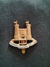 Loyal Suffolk Hussars Cap Badge Crimp Marked Slider 