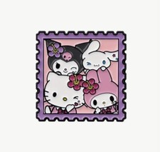 Fantasy Pin - Kawaii Group Photo Hello Kitty Kuromi Melody Cinnamoroll Stamp