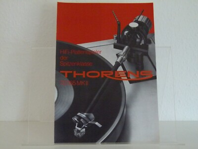 THORENS TD 165 MK II HiFi Katalog Vintage 1977 Prospekt