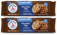 VOORTMAN Bakery Sugar Free Zero Chocolate Chip Cookies 8 oz (2 Packs)