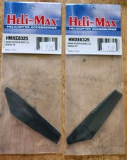 Heli Max Main Rotor  Blades  Novus FP HMXE8325.     2 Packs